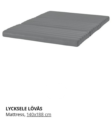 Ikea lovas mattress for - lovas, double