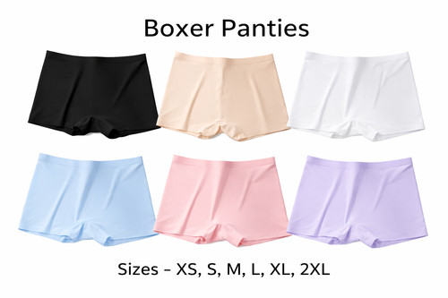 Ladies boxer panties - panties, silk