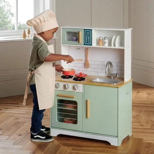 Childrens wooden kitchen - wooden,
