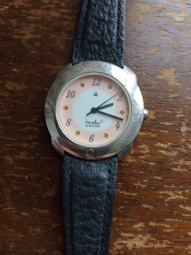 Vtg benetton bulova mens - by,