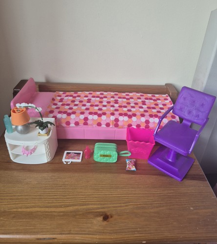 Barbie dolls bedroom furniture - barbie,