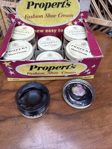 Vintage shoe polish - vintage,