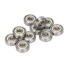 10Pcs Deep Groove Ball Bearings Double Shielded Steel 626Z 6mm ID 19mm OD 6mm T