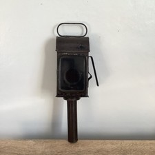 Antique Railway Signal Carriage Lamp hand candle lantern 