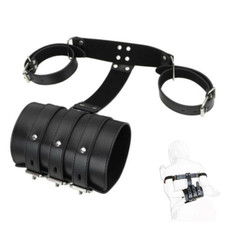 STRICT Bondage Arm Binder Restraint Wrist Leather Adjustable Locking Strap BDSM