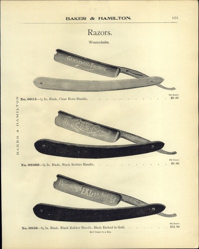 1905 paper pg wostenholm - ad,