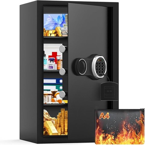Mejasg 70l fireproof safe box - 70l,