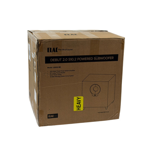 Elac subwoofer debut s10 2 - elac,