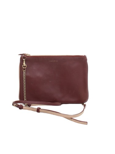 Sandro women bag red leather - red,