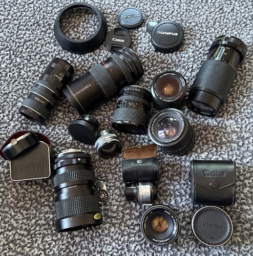 Camera lens job lot - lens,