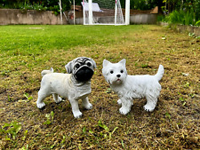 Westie Dog Garden Ornament Statues Sculpture Outdoor Resin Puppy Figurine Pup