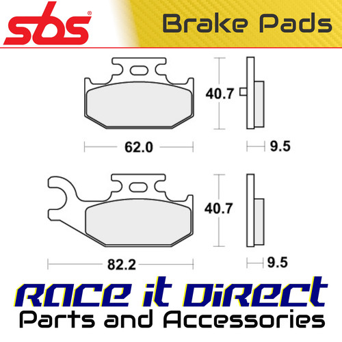 Brake pads for yamaha yfm - pads,