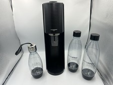 Soda Stream Ter-001 Terra + 3 Plastic Bottles - Tested & Working - NO GAS