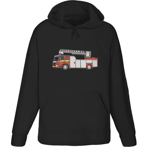 Fire truck adult hoodie - 'fire, truck'