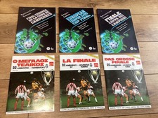 EUROPEAN CUP FINALS 1983 & 1992 ALL 6 VERSIONS  IN STUNNING CONDITION