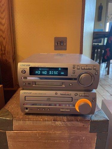 Sharp minidisc radio - minidisc, /