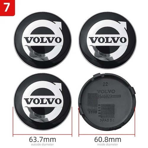 Volvo 64mm alloy - x, wheel