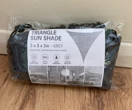 Sun shade triangle sail uk - shade, 3m