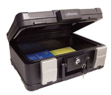 Fireproof & Waterproof Deed Security Box Safe Accept A4 Cathedral Fire Resistant