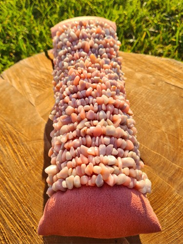 Pink opal healing - pink, bracelet
