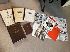 Collection Of 9 Rolls-Royce Diesel Engine Workshop Parts Manuals Literature VGC