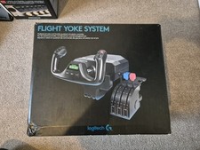 Logitech G Saitek Pro Flight Yoke System with Throttle Quadrant and Clamps