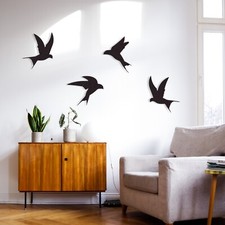 Metal Swallow Wall Art – 4