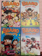4 Beano annuals 2007 to 2010