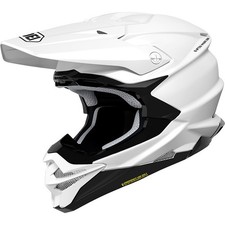 SHOEI CASCO MOTO MX OFF ROAD VFX-WR MONO GLOSS WHITE 22-06