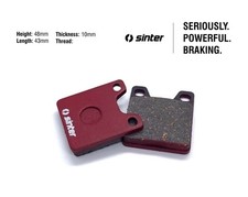 Sinter kart brake pads S-222