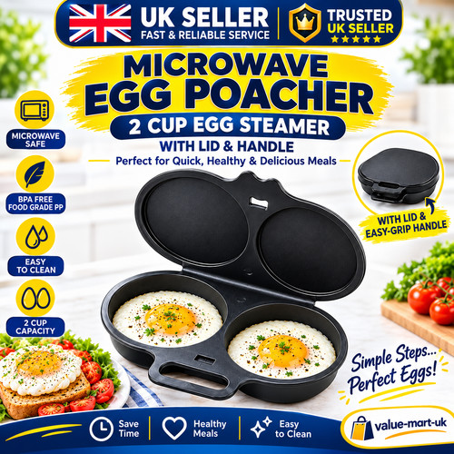 Microwave egg poacher cooker - microwave,