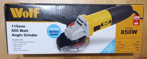 Wolf 850w 115mm angle grinder - wolf,