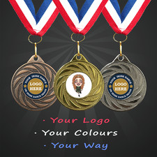 Personalised Irish Dancing Medals with Ribbon + Engraving + Your Logo