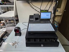 SAM4s SPS-520FT Cash Register Touchscreen POS System + Bar code Scanner