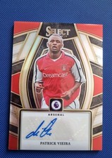 Patrick Vieira Auto - Arsenal/France - 2023-24 Panini Select Premier League