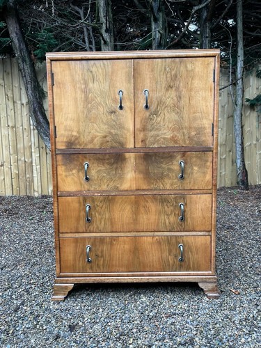 Vintage burr walnut drawer - vintage,