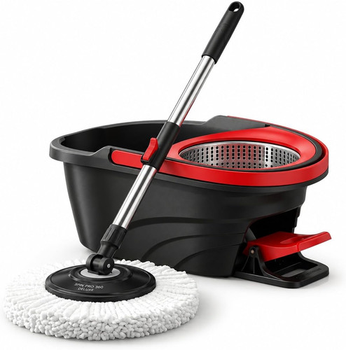 Deluxe spin mop bucket - bucket, set