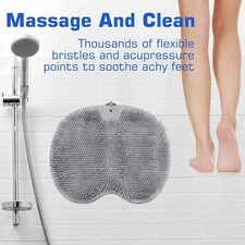 Shower Foot Scrubber Mat Back