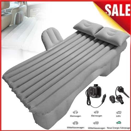 Double flocked camping airbed - double,