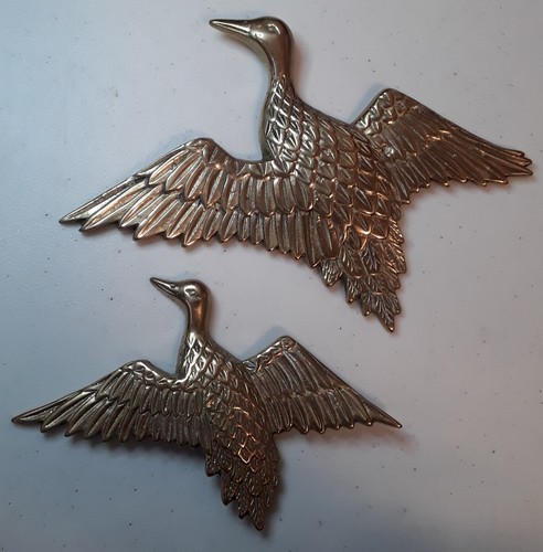 Lot brass flying ducks - 2,