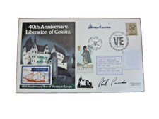 C.D MACKENZIE & P PARDOE SIGNED 40th ANNIVERSARY LIBERATION OF COLDITZ COVER