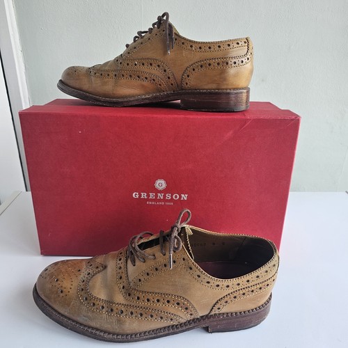 Grenson stanley tan oxford - stanley,