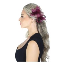 Small Flower Feather Hair Hat