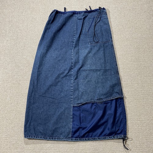 Vintage denim maxi - vintage, skirt