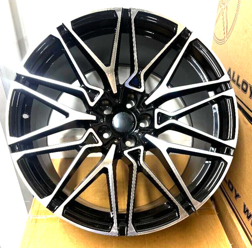 Black alloy wheels - black, fit