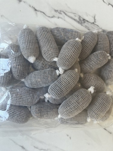 Pre filled mesh bags sticky - filled,