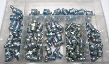 80PC GREASE NIPPLE FITTING SET METRIC 6MM - 10MM
