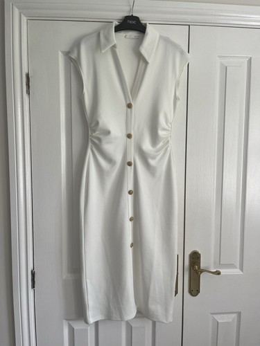 Zara ivory white button - zara,