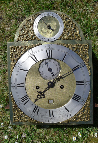 Antique arched brass dial - 12",