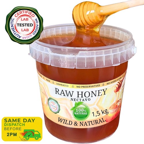 Natural raw honey - kg,